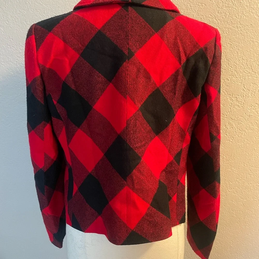 Jones New York Plaid Blazer - Picture 3 of 5
